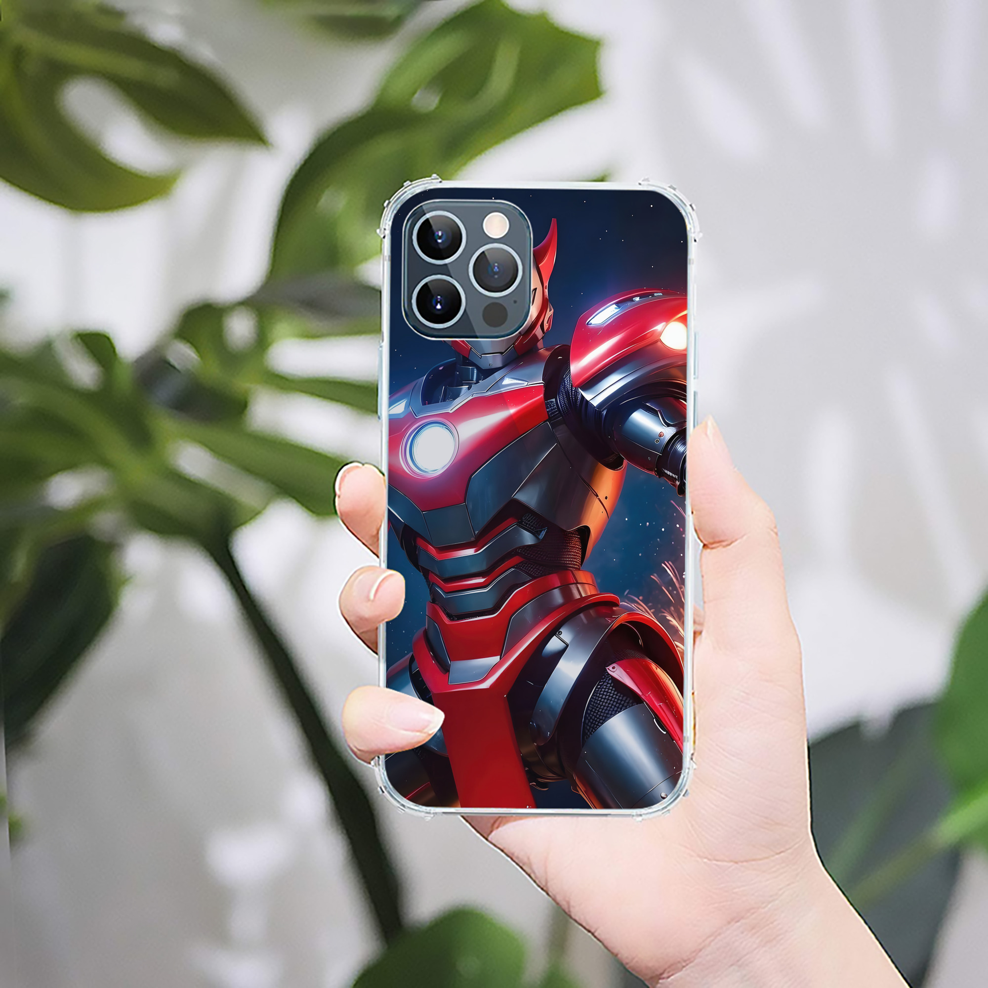 （画像用） ウルトラマン Ultraman 【iPhone 12シリーズ対応】透明スマホケース（クリアソフトケース）